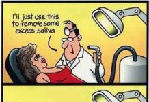 New Dental Council guidelines: All Dentists to 1st check suction pressure on themselves before using on patients.