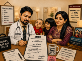Doctor signs MOU with wife, gets empanelled at home.